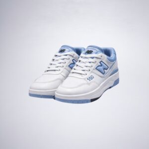 New Balance 550 Blanco con Azul