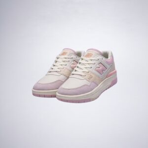 New Balance 550 Blanco con Rosado