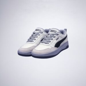 Puma Blanco con Negro
